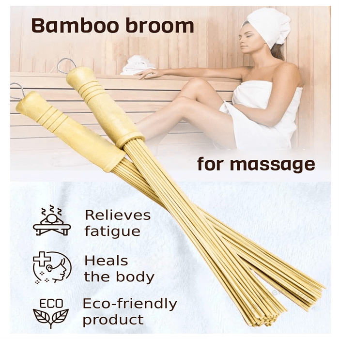 Buy Natural Bamboo Body Massager Relaxation Hammer Massage Stick Sticks